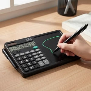 Dual Function Calculator & Writing Tablet